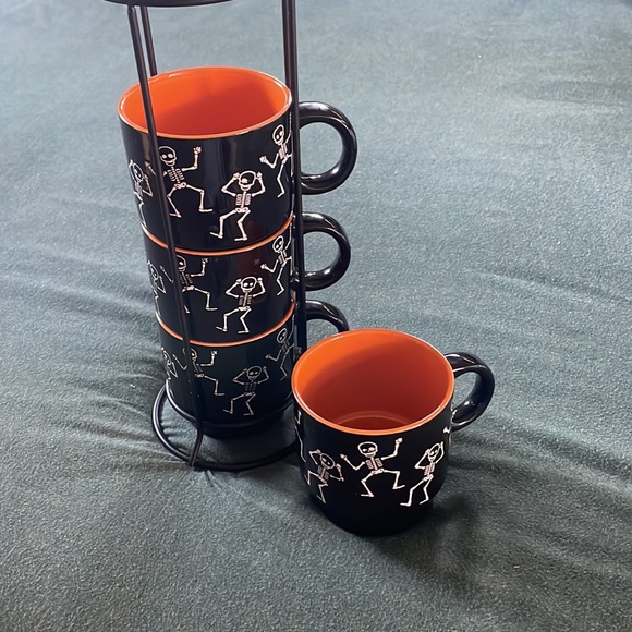 Signature Skeleton Stackable Mug Set - Picture 2 of 4